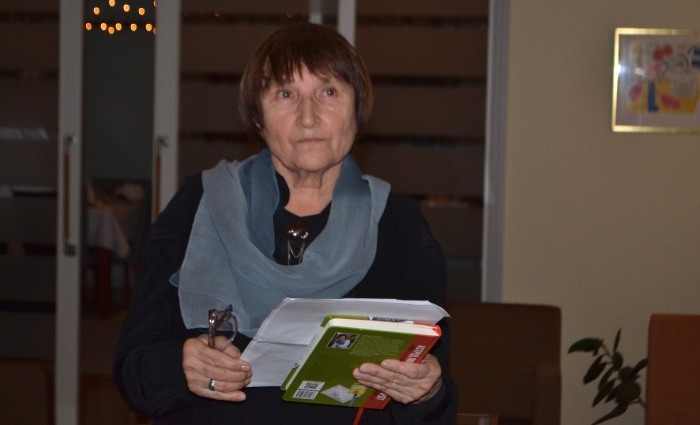 Галина Кирпа під час вручення Ордену Полярної зірки 19 грудня 2019 року