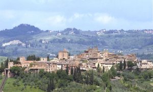 Панорама міста Чертальдо Італія